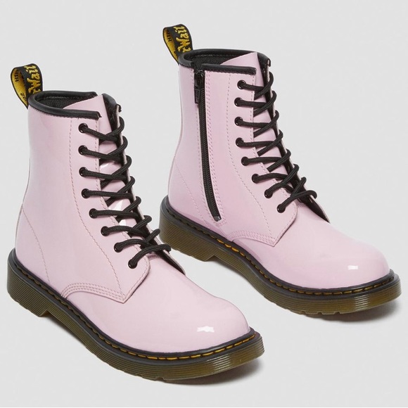 Dr. Martens Other - Doc Martens 1460 Patent Leather Lace-up boots (with zipper!)